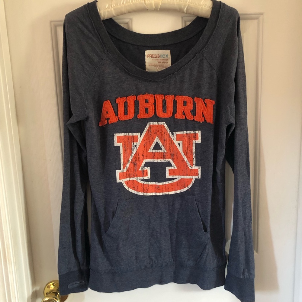 Pressbox Auburn Tigers long-sleeve pullover Large